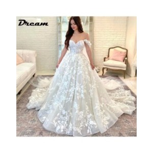 Vestidos de novia bohemios de princesa DREAM para mujer, sin hombros, escote Corazón, Apliques de encaje, vestido de novia, vest Vestidos de novia bohemios de princesa DREAM para mujer, sin hombros, escote Corazón, Apliques de encaje, vestido de novia, vest