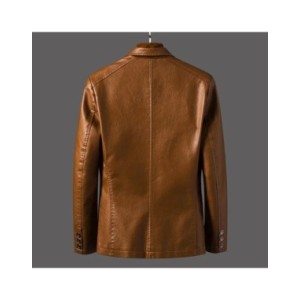 Chaqueta de cuero para hombre, traje Delgado, primavera y otoño Chaqueta de cuero para hombre, traje Delgado, primavera y otoño