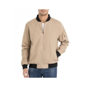 Chaqueta Bomber ligera de otoño para hombre, abrigo de béisbol de trabajo universitario de vuelo informal, talla de EE. UU., Pri Chaqueta Bomber ligera de otoño para hombre, abrigo de béisbol de trabajo universitario de vuelo informal, talla de EE. UU., Pri