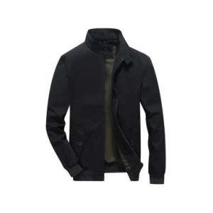 Chaqueta de trabajo de manga larga para hombre, chaqueta de Aviador lavada, gruesa, cálida, informal, Color sólido, con solapa f Chaqueta de trabajo de manga larga para hombre, chaqueta de Aviador lavada, gruesa, cálida, informal, Color sólido, con solapa f
