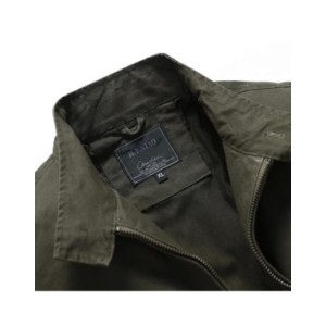 Chaqueta de trabajo de manga larga para hombre, chaqueta de Aviador lavada, gruesa, cálida, informal, Color sólido, con solapa f Chaqueta de trabajo de manga larga para hombre, chaqueta de Aviador lavada, gruesa, cálida, informal, Color sólido, con solapa f