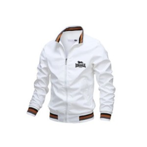 LONSDALE-Chaqueta de AVIADOR CON CUELLO levantado para hombre, chaqueta de béisbol ajustada informal, última moda de primavera,  LONSDALE-Chaqueta de AVIADOR CON CUELLO levantado para hombre, chaqueta de béisbol ajustada informal, última moda de primavera,