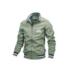 LONSDALE-Chaqueta de AVIADOR CON CUELLO levantado para hombre, chaqueta de béisbol ajustada informal, última moda de primavera, 