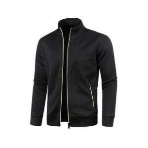 Chaqueta Bomber Premium para hombre, abrigo de invierno con cuello levantado, protección del cuello, sudadera elástica cómoda co Chaqueta Bomber Premium para hombre, abrigo de invierno con cuello levantado, protección del cuello, sudadera elástica cómoda co