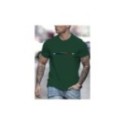 Camiseta holgada de verano para hombre, 100 algodón, estampada, Tops