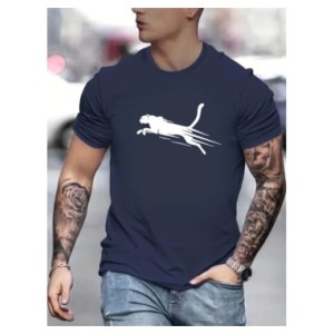 Camiseta holgada de verano para hombre, 100 algodón, estampada, Tops Camiseta holgada de verano para hombre, 100 algodón, estampada, Tops