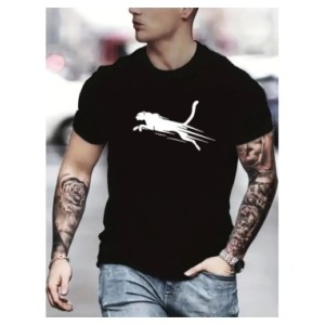 Camiseta holgada de verano para hombre, 100 algodón, estampada, Tops Camiseta holgada de verano para hombre, 100 algodón, estampada, Tops