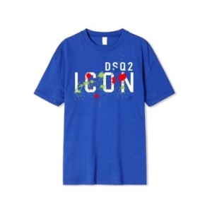 DSQ2 2023-camisetas de algodón para hombre, ropa deportiva con estampado de hoja de arce, de gran tamaño, de alta calidad, para  DSQ2 2023-camisetas de algodón para hombre, ropa deportiva con estampado de hoja de arce, de gran tamaño, de alta calidad, para