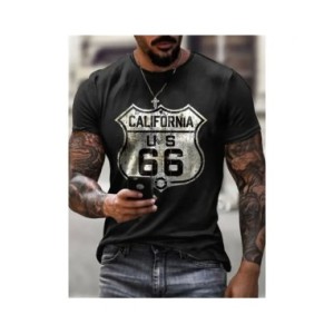 Camiseta Vintage para hombre, ropa informal de manga corta con estampado 3D, estilo Hip Hop americano, talla grande, diseño 66,  Camiseta Vintage para hombre, ropa informal de manga corta con estampado 3D, estilo Hip Hop americano, talla grande, diseño 66,