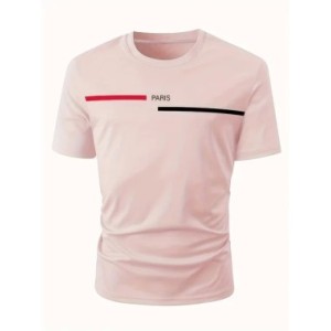 Camiseta holgada de verano para hombre, 100 algodón, estampada, Tops Camiseta holgada de verano para hombre, 100 algodón, estampada, Tops