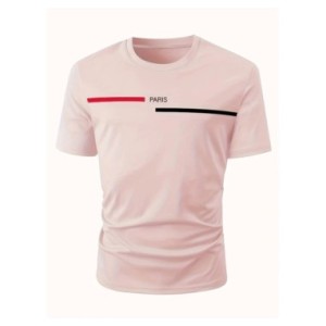Camiseta holgada de verano para hombre, 100 algodón, estampada, Tops Camiseta holgada de verano para hombre, 100 algodón, estampada, Tops