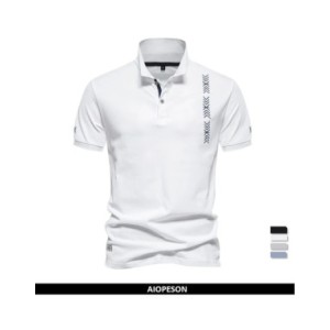 Polo de manga corta para hombre, camisa 2024 de algodón con bordado de marca, novedad de verano, 100
