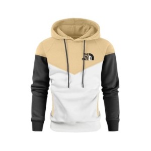 Sudadera con capucha de empalme para hombre, ropa de calle informal con estampado de The No Face, estilo Hip Hop, jersey de lana Sudadera con capucha de empalme para hombre, ropa de calle informal con estampado de The No Face, estilo Hip Hop, jersey de lana