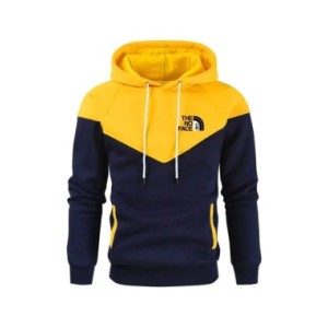 Sudadera con capucha de empalme para hombre, ropa de calle informal con estampado de The No Face, estilo Hip Hop, jersey de lana Sudadera con capucha de empalme para hombre, ropa de calle informal con estampado de The No Face, estilo Hip Hop, jersey de lana