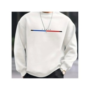 Sudadera con capucha con estampado de París para hombre, Camiseta de algodón, informal, Otoño e Invierno