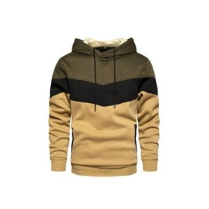 Sudadera con capucha de retazos para hombre, ropa deportiva informal para exteriores, Sudadera con capucha térmica de forro pola Sudadera con capucha de retazos para hombre, ropa deportiva informal para exteriores, Sudadera con capucha térmica de forro pola