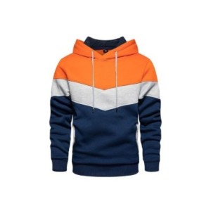 Sudadera con capucha de retazos para hombre, ropa deportiva informal para exteriores, Sudadera con capucha térmica de forro pola Sudadera con capucha de retazos para hombre, ropa deportiva informal para exteriores, Sudadera con capucha térmica de forro pola