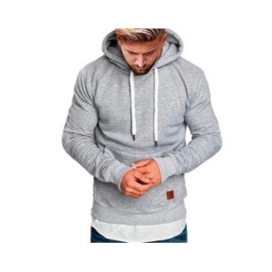 Sudadera con capucha informal de gran tamaño para hombre, sudaderas largas sin mangas con cordón sólido, Sudadera con capucha pa Sudadera con capucha informal de gran tamaño para hombre, sudaderas largas sin mangas con cordón sólido, Sudadera con capucha pa
