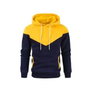 Sudadera con capucha de retales para hombre, ropa informal de lana suelta, ropa de calle cálida, Top deportivo con capucha de mo Sudadera con capucha de retales para hombre, ropa informal de lana suelta, ropa de calle cálida, Top deportivo con capucha de mo