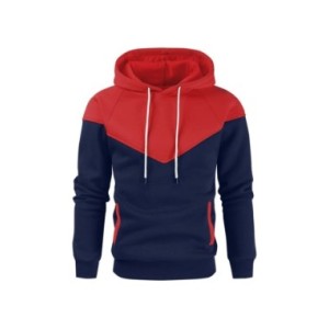 Sudadera con capucha de retales para hombre, ropa informal de lana suelta, ropa de calle cálida, Top deportivo con capucha de mo Sudadera con capucha de retales para hombre, ropa informal de lana suelta, ropa de calle cálida, Top deportivo con capucha de mo