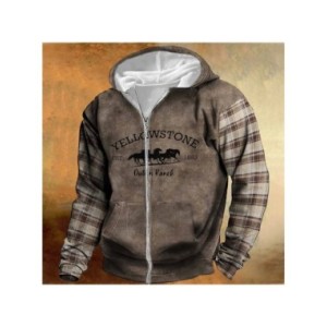 Sudaderas con capucha Vintage con cremallera para hombres, estampado Harajuku, manga larga, moda urbana, ropa de gran tamaño, Su Sudaderas con capucha Vintage con cremallera para hombres, estampado Harajuku, manga larga, moda urbana, ropa de gran tamaño, Su