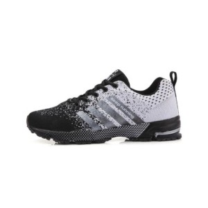 Zapatillas de correr clásicas transpirables para hombre, zapatos de malla cómodos y ligeros para exteriores, zapatillas sin cord Zapatillas de correr clásicas transpirables para hombre, zapatos de malla cómodos y ligeros para exteriores, zapatillas sin cord