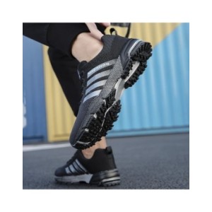 Zapatillas de correr clásicas transpirables para hombre, zapatos de malla cómodos y ligeros para exteriores, zapatillas sin cord Zapatillas de correr clásicas transpirables para hombre, zapatos de malla cómodos y ligeros para exteriores, zapatillas sin cord