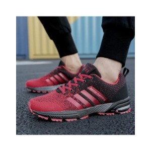 Zapatillas de correr para hombre y mujer, zapatos de malla transpirable con absorción de impacto, a la moda, talla grande, noved Zapatillas de correr para hombre y mujer, zapatos de malla transpirable con absorción de impacto, a la moda, talla grande, noved