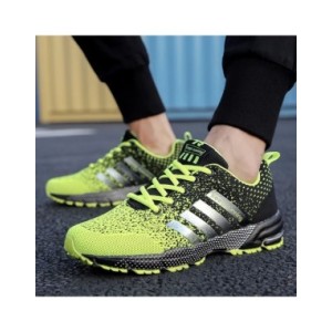 Zapatillas de correr para hombre y mujer, zapatos de malla transpirable con absorción de impacto, a la moda, talla grande, noved Zapatillas de correr para hombre y mujer, zapatos de malla transpirable con absorción de impacto, a la moda, talla grande, noved