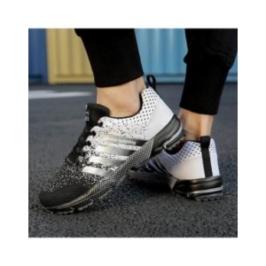 Zapatillas de correr para hombre y mujer, zapatos de malla transpirable con absorción de impacto, a la moda, talla grande, noved Zapatillas de correr para hombre y mujer, zapatos de malla transpirable con absorción de impacto, a la moda, talla grande, noved
