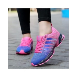 Zapatillas de correr para hombre y mujer, zapatos de malla transpirable con absorción de impacto, a la moda, talla grande, noved Zapatillas de correr para hombre y mujer, zapatos de malla transpirable con absorción de impacto, a la moda, talla grande, noved
