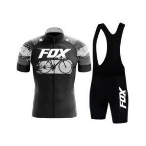 Fox teleyi-pantalones cortos de ciclismo para hombre, Jersey de bicicleta de montaña, conjunto deportivo de secado rápido, veran