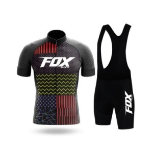 Fox teleyi-pantalones cortos de ciclismo para hombre, Jersey de bicicleta de montaña, conjunto deportivo de secado rápido, veran Fox teleyi-pantalones cortos de ciclismo para hombre, Jersey de bicicleta de montaña, conjunto deportivo de secado rápido, veran