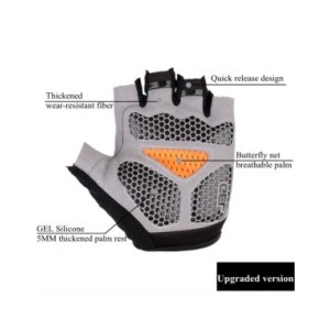 Guantes de Ciclismo de medio dedo para hombre y mujer, manopla antideslizante transpirable para entrenamiento deportivo Guantes de Ciclismo de medio dedo para hombre y mujer, manopla antideslizante transpirable para entrenamiento deportivo