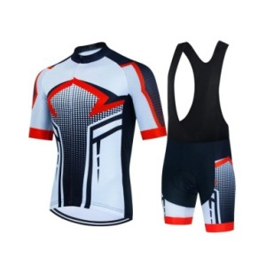 CYKLOPEDIA-ropa de ciclismo para hombre, pantalones cortos de verano, chaqueta, uniforme, conjunto de Jersey, corte láser, baber