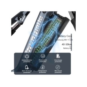 Shengmilo MX05 Bicicleta Eléctrica 1000W Bafang Fat Bike Potente Bicicleta Electrica Montañade 48V17.5AH Batería de Litio Extraí Shengmilo MX05 Bicicleta Eléctrica 1000W Bafang Fat Bike Potente Bicicleta Electrica Montañade 48V17.5AH Batería de Litio Extraí