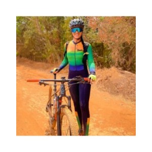 XAMA-ropa de ciclismo para mujer, traje de triatlón, pantalones de manga larga, de una pieza licra, Gel 20D, primavera y otoño XAMA-ropa de ciclismo para mujer, traje de triatlón, pantalones de manga larga, de una pieza licra, Gel 20D, primavera y otoño