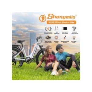Shengmilo MX06 Bicicleta Eléctrica 1000W Bafang Fat Bike Potente Bicicleta Electrica Montañade 48V17.5AH Batería de Litio Extraí Shengmilo MX06 Bicicleta Eléctrica 1000W Bafang Fat Bike Potente Bicicleta Electrica Montañade 48V17.5AH Batería de Litio Extraí