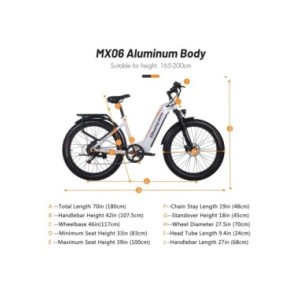 Shengmilo MX06 Bicicleta Eléctrica 1000W Bafang Fat Bike Potente Bicicleta Electrica Montañade 48V17.5AH Batería de Litio Extraí Shengmilo MX06 Bicicleta Eléctrica 1000W Bafang Fat Bike Potente Bicicleta Electrica Montañade 48V17.5AH Batería de Litio Extraí