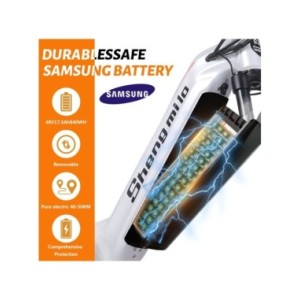 Shengmilo MX06 Bicicleta Eléctrica 1000W Bafang Fat Bike Potente Bicicleta Electrica Montañade 48V17.5AH Batería de Litio Extraí Shengmilo MX06 Bicicleta Eléctrica 1000W Bafang Fat Bike Potente Bicicleta Electrica Montañade 48V17.5AH Batería de Litio Extraí