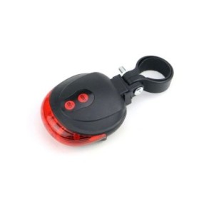 Luz trasera roja para bicicleta de montaña, luz láser intermitente de advertencia, piezas de ciclismo Luz trasera roja para bicicleta de montaña, luz láser intermitente de advertencia, piezas de ciclismo