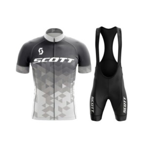 SCOTT-Conjunto de Maillot y pantalones cortos para ciclismo, traje de manga corta para bicicleta, 2024 SCOTT-Conjunto de Maillot y pantalones cortos para ciclismo, traje de manga corta para bicicleta, 2024