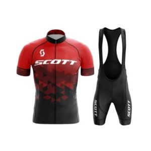 SCOTT-Conjunto de Maillot y pantalones cortos para ciclismo, traje de manga corta para bicicleta, 2024 SCOTT-Conjunto de Maillot y pantalones cortos para ciclismo, traje de manga corta para bicicleta, 2024