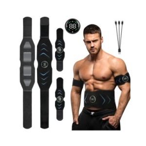 EMS-estimulador muscular Abdominal, cinturón de adelgazamiento corporal, entrenador eléctrico inteligente de ABS, brazo, pierna,