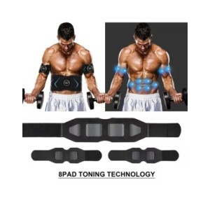 EMS-estimulador muscular Abdominal, cinturón de adelgazamiento corporal, entrenador eléctrico inteligente de ABS, brazo, pierna,