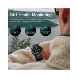MELANDA-reloj inteligente K56 para hombre, accesorio de pulsera resistente al agua con pantalla HD de 1,39 pulgadas, Bluetooth,  MELANDA-reloj inteligente K56 para hombre, accesorio de pulsera resistente al agua con pantalla HD de 1,39 pulgadas, Bluetooth,