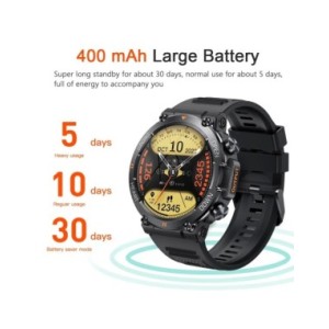 MELANDA-reloj inteligente K56 para hombre, accesorio de pulsera resistente al agua con pantalla HD de 1,39 pulgadas, Bluetooth,  MELANDA-reloj inteligente K56 para hombre, accesorio de pulsera resistente al agua con pantalla HD de 1,39 pulgadas, Bluetooth,