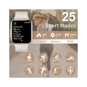 Reloj inteligente para hombre y mujer, accesorio de pulsera resistente al agua con control del ritmo cardíaco y de la presión sa Reloj inteligente para hombre y mujer, accesorio de pulsera resistente al agua con control del ritmo cardíaco y de la presión sa