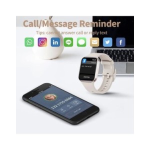 Reloj inteligente para hombre y mujer, accesorio de pulsera resistente al agua con control del ritmo cardíaco y de la presión sa Reloj inteligente para hombre y mujer, accesorio de pulsera resistente al agua con control del ritmo cardíaco y de la presión sa