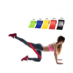 Bandas elásticas de resistencia para Yoga, juego de bandas expansoras de círculo de cadera para uds, gimnasio, Fitness, banda de